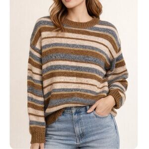 Lollys Laundry Terry Jumper Striped Sweater
